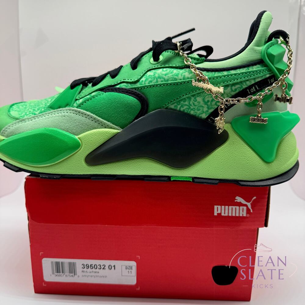 PUMA x LaMelo Ball LaFrance RS-XL Forever Rare Green 395032-01 Mens 11 NIB